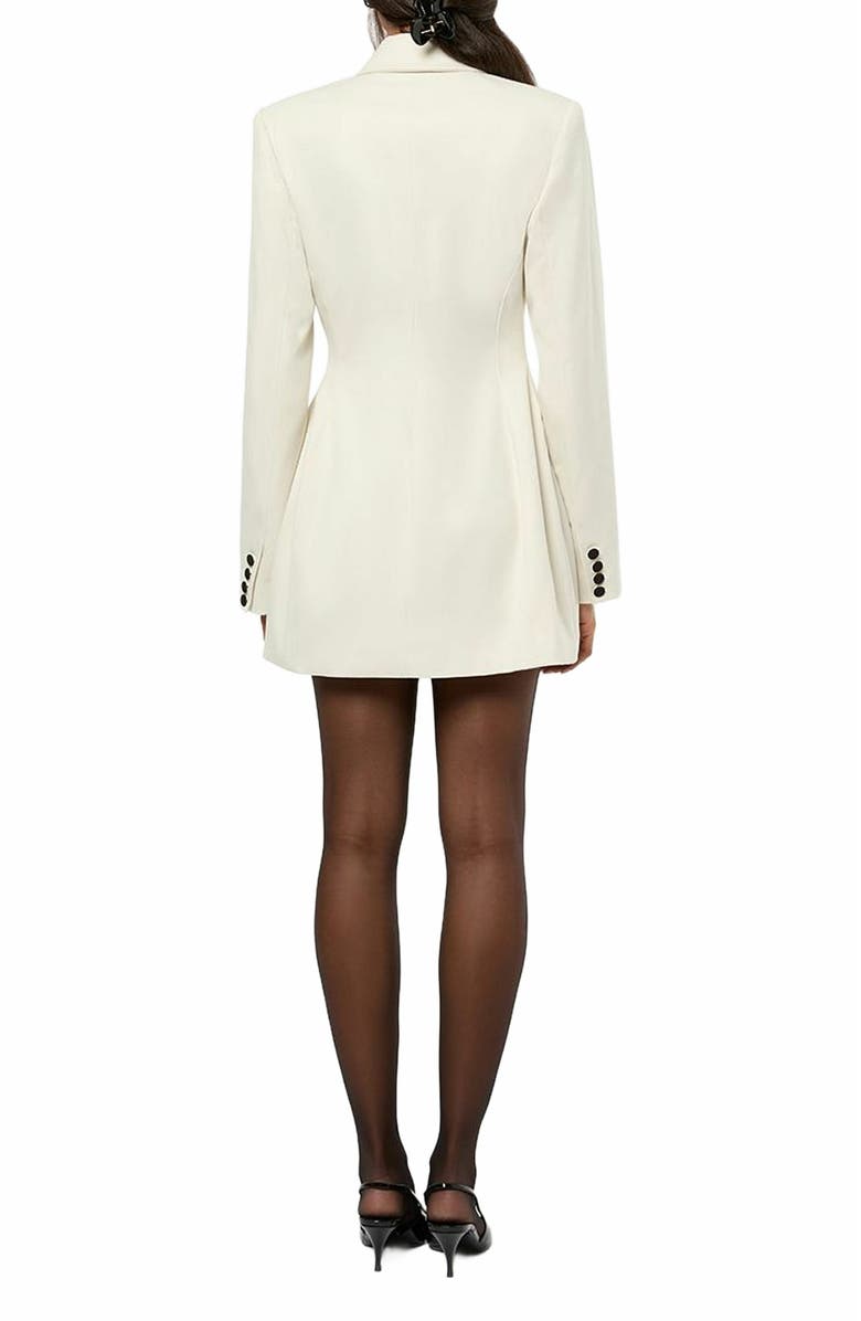 WeWoreWhat Peplum Blazer Mini Dress, Alternate, color, 