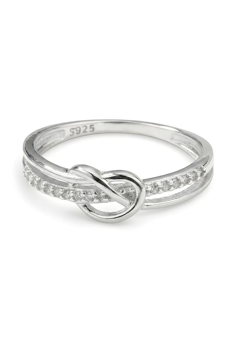 Mint & Lily Mother & Daughter Bond Double Band Knot Ring (Women ...