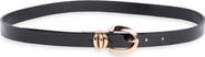 Linea Pelle Skinny Faux Leather Belt