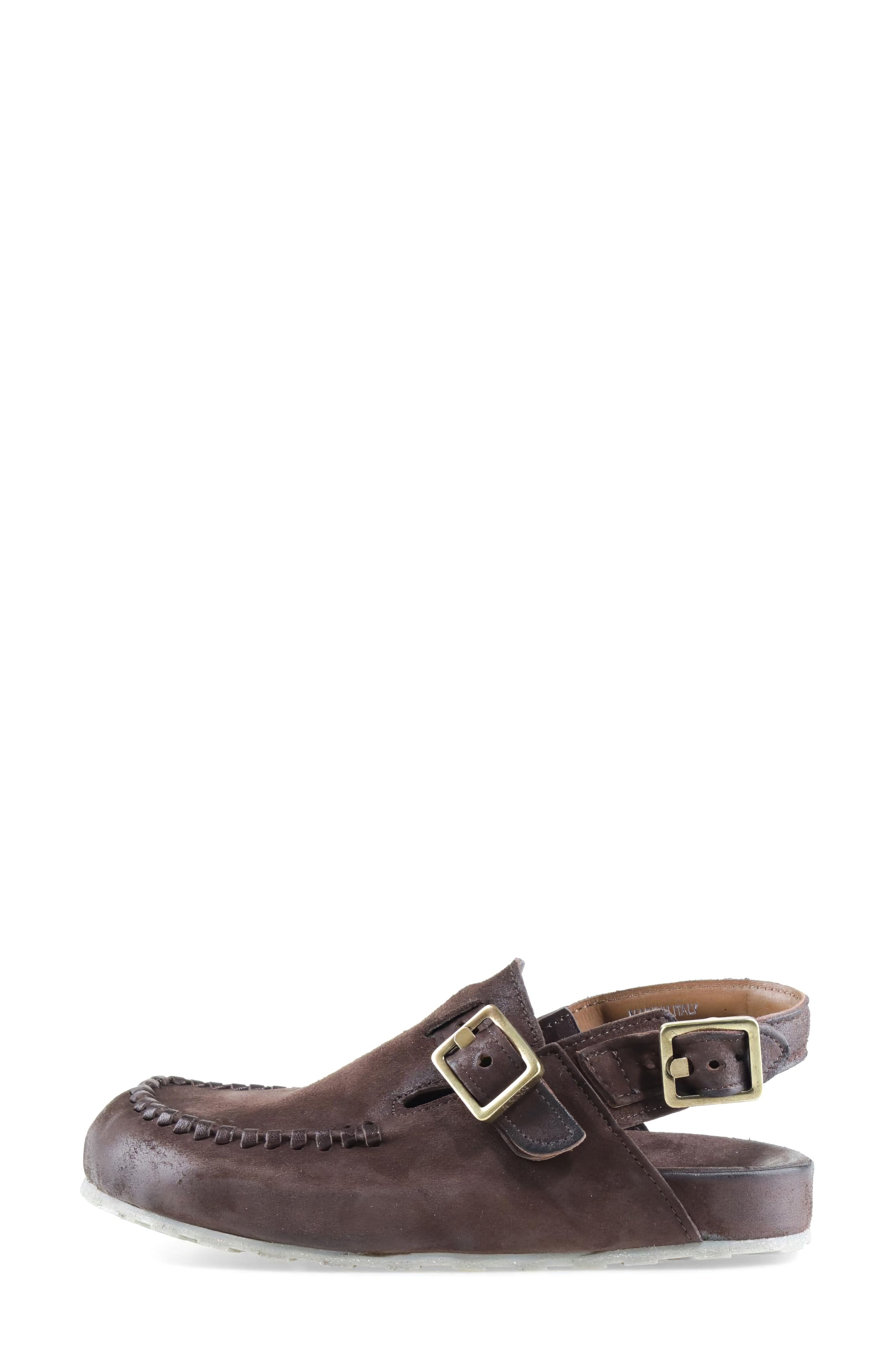 Reid Slingback Clog, Alternate, color, BROWN