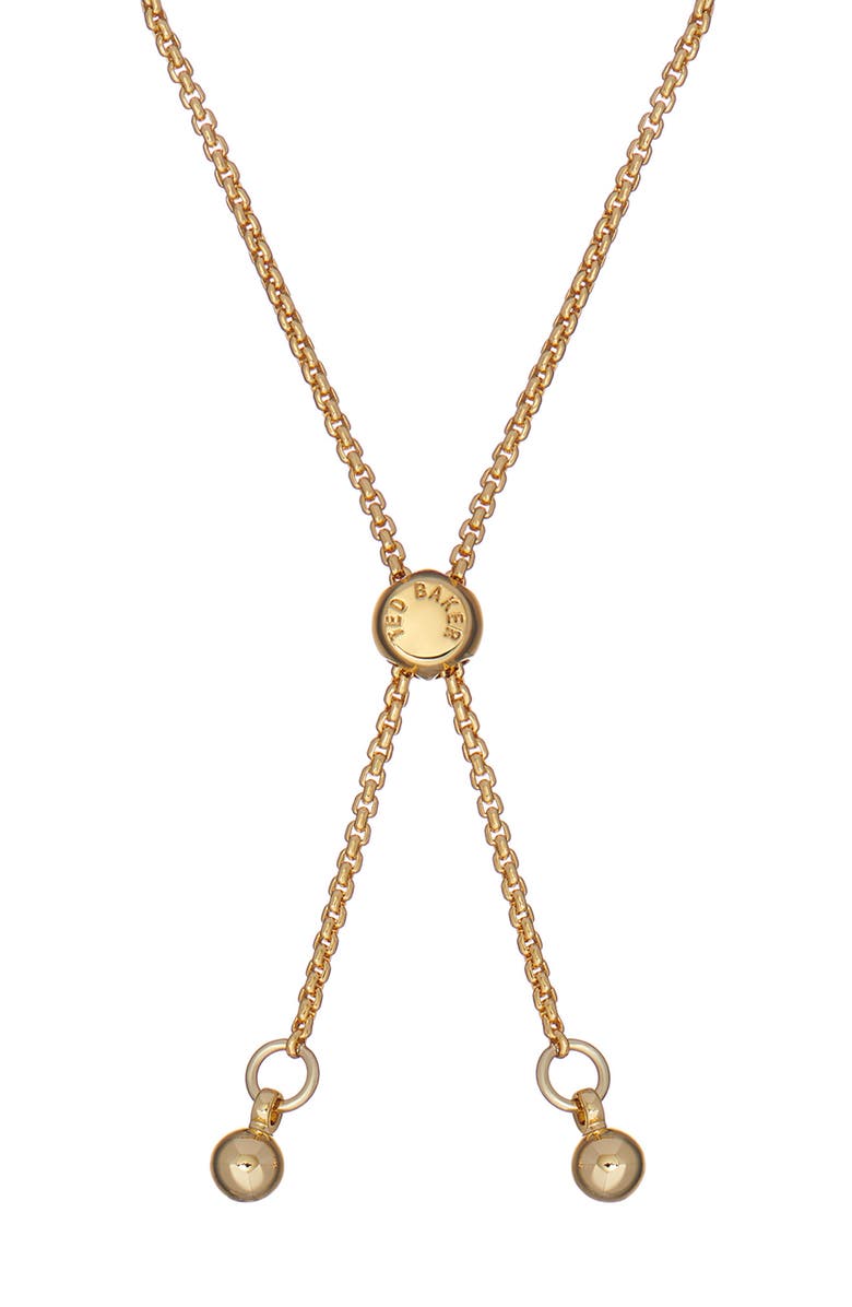 Ted Baker London Melrah Rainbow Crystal Slider Bracelet, Alternate, color, 