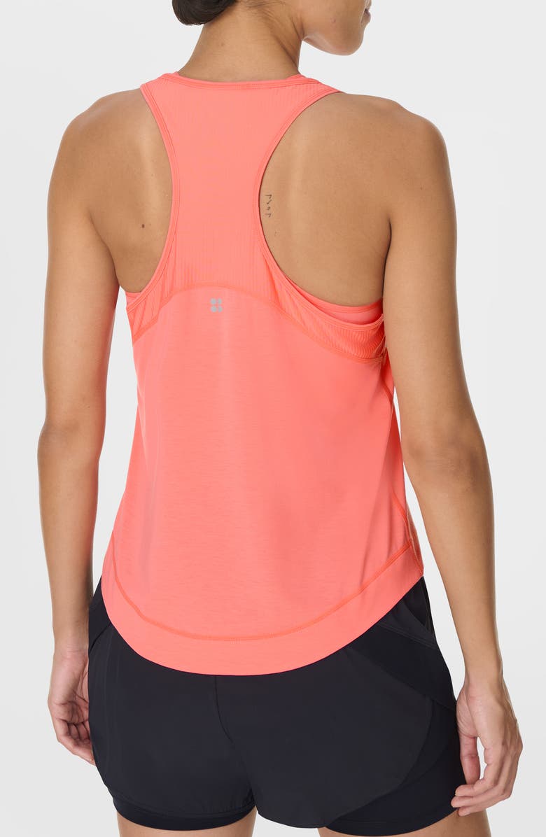 Sweaty Betty Breathe Easy Run Mesh Tank, Alternate, color, Melon Pink