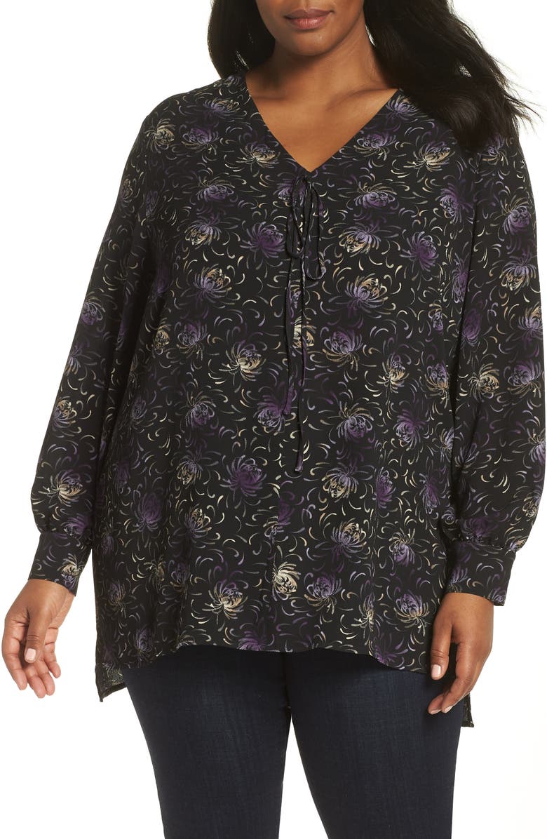 Sejour V-Neck Tunic Top, Main, color, 