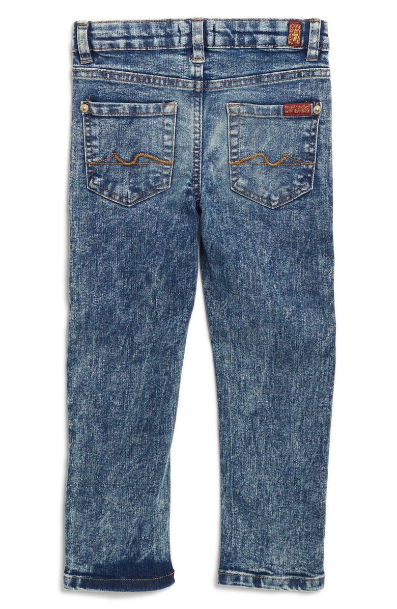 7 For All Mankind Kids' Flannel Button-Up Shirt & Jeans Set, Alternate, color, 