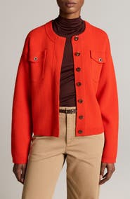 Vince Patch Pocket Cardigan Sweater Jacket