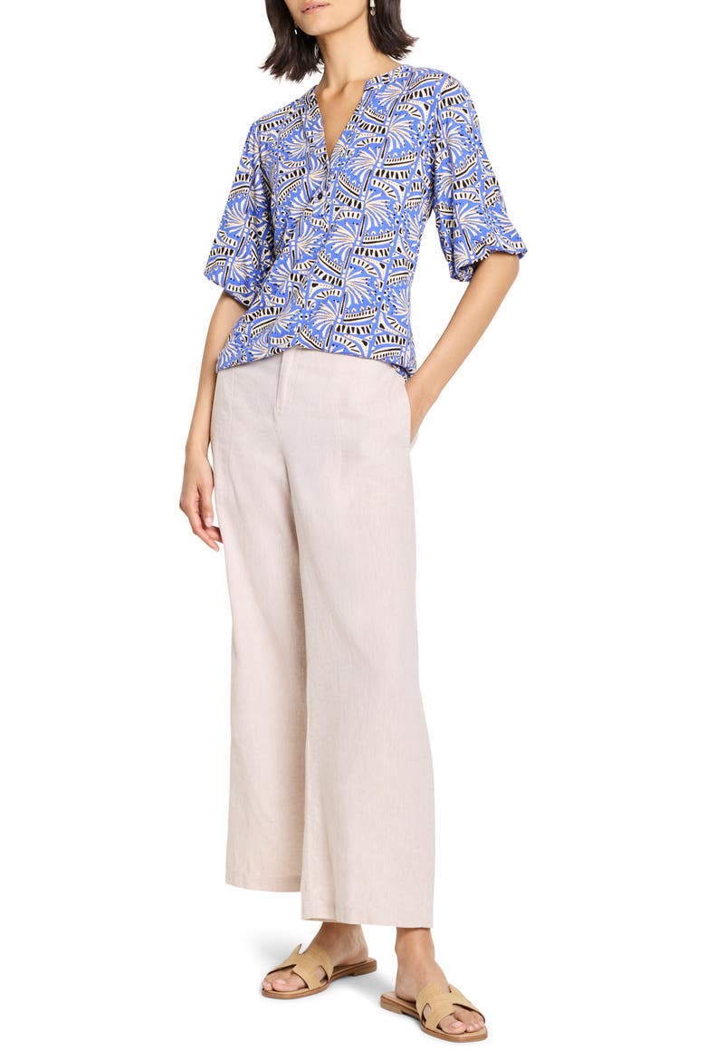 Ocean Jewel Jersey Top, Alternate, color, BLUE MULTI