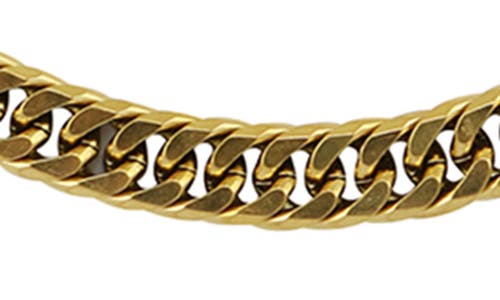 Rebl Gender Inclusive 9.5mm Wide Chain Necklace In Gold