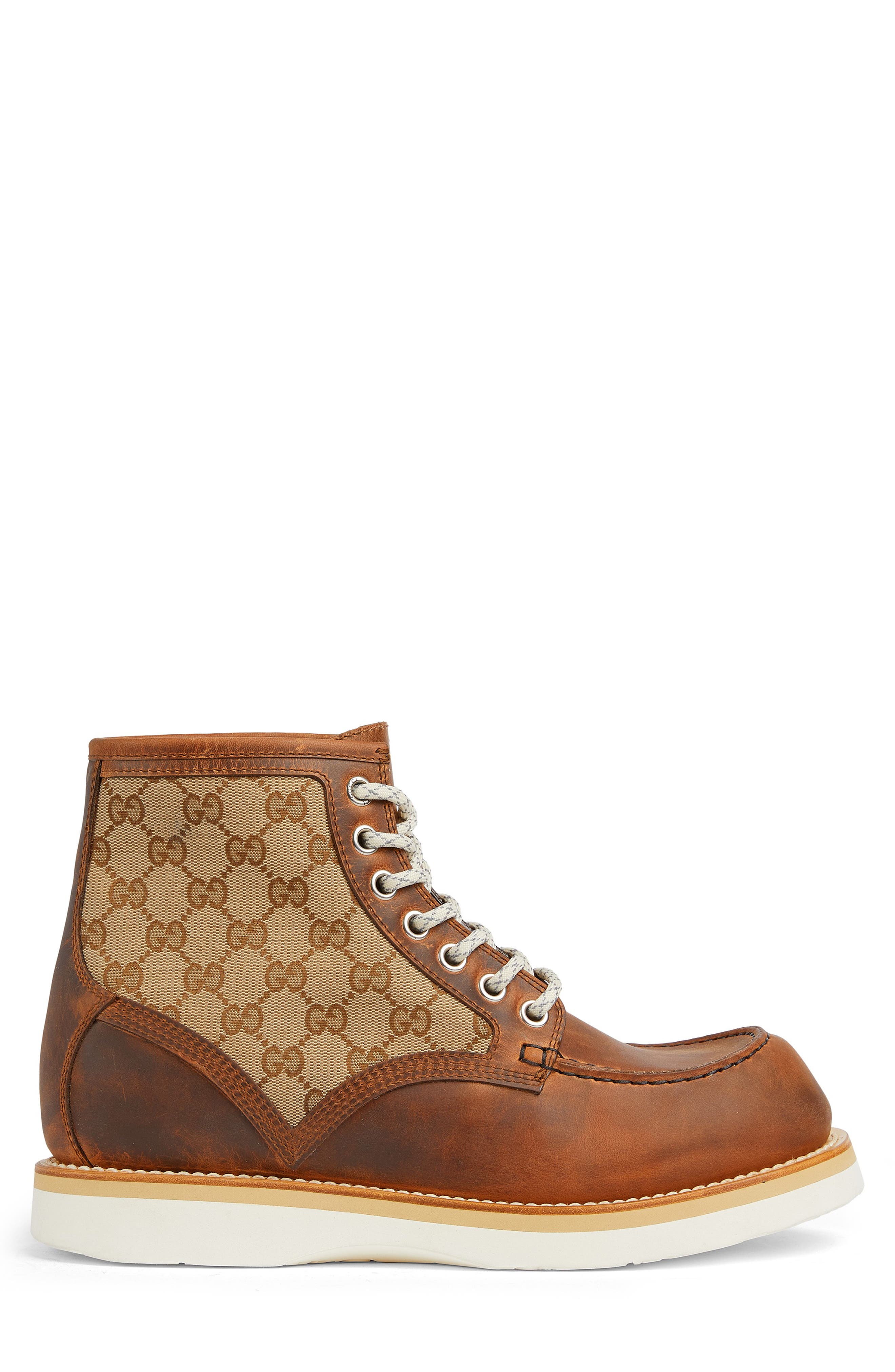 Gucci Ala Boot, Alternate, color, Brown