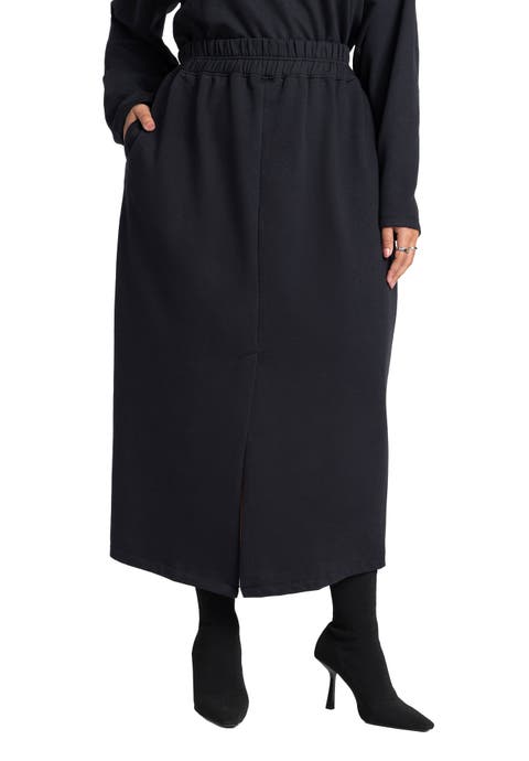 Maxi French Terry Skirt