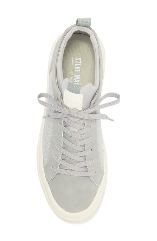 Steve Madden Pixin Sneaker In Light Grey