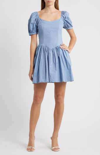 WAYF Fiona Short Sleeve Minidress