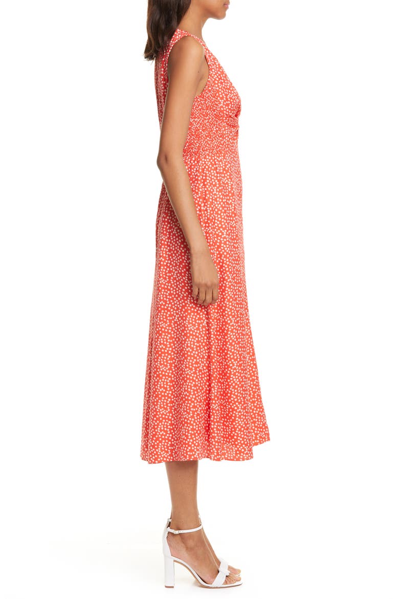 Malia Twist Front Dress, Alternate, color, CHERRY COMBO