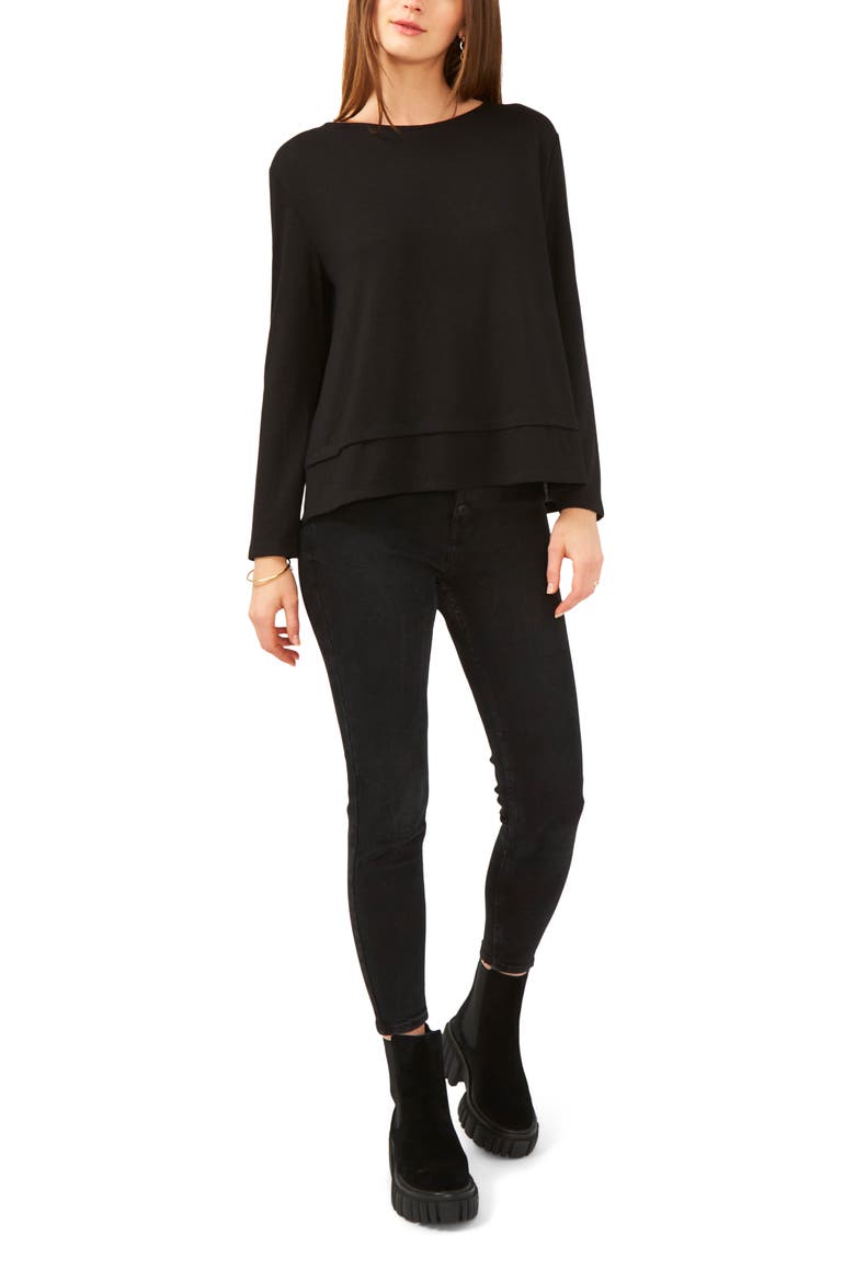 Tie Back Top, Alternate, color, RICH BLACK