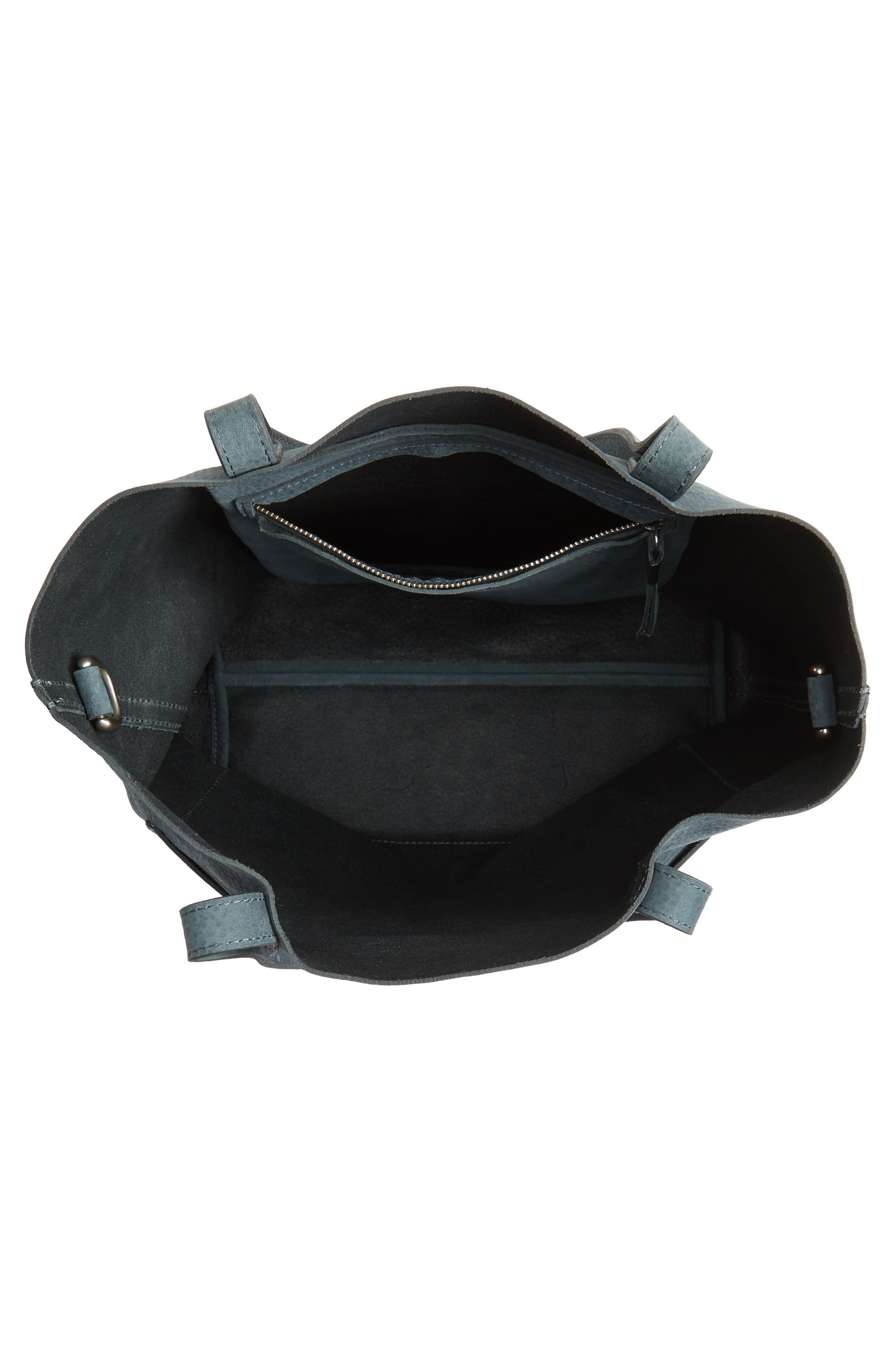 Medium Leather Transport Tote, Alternate, color, MIDNIGHT SPRUCE