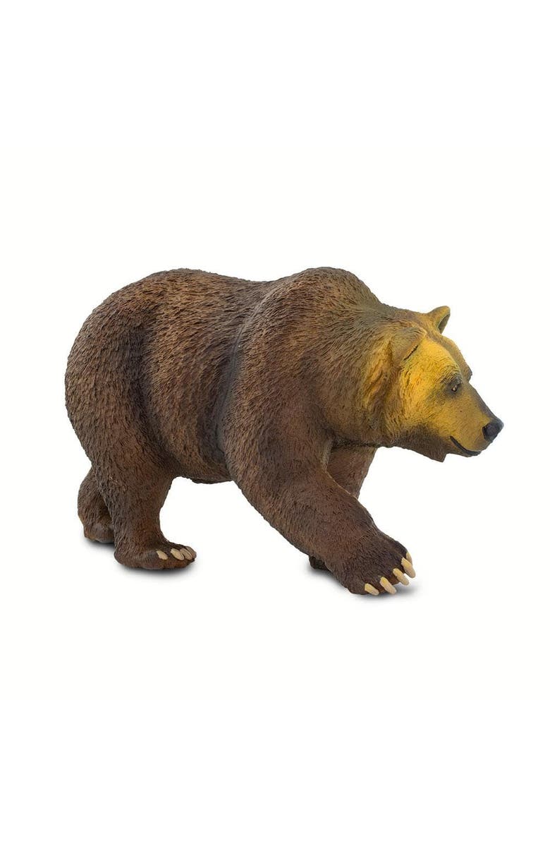Safari Ltd. Grizzly Bear Toy, Alternate, color, NO COLOR
