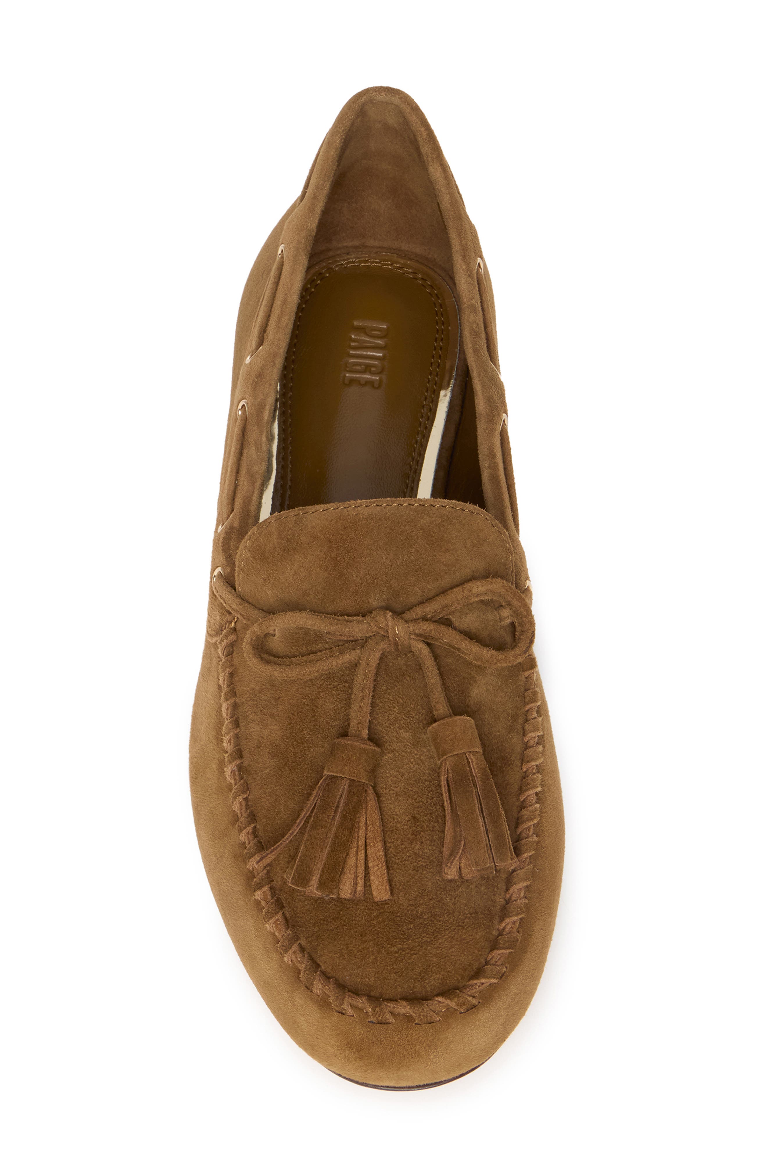 Ezra Tassel Loafer, Alternate, color, CHESTNUT
