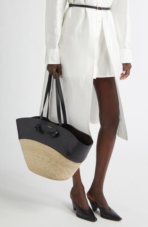 Altuzarra Knot Large Basket Tote In Black