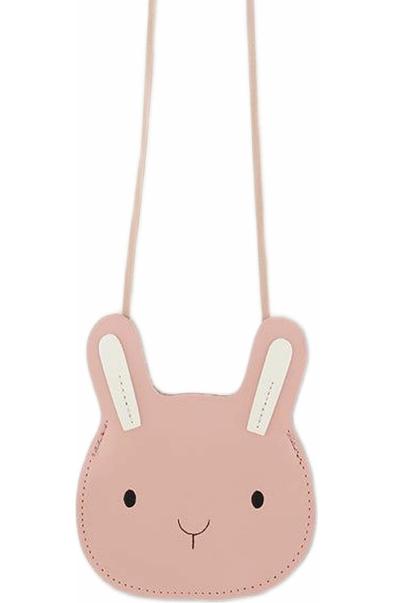 Deux par Deux Girl's Rabbit Crossbody Bag Soft Pink, Main, color,