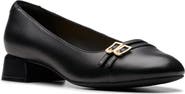 Clarks® Daiss Court Block Heel Pump