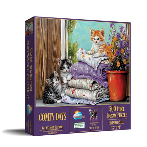 Comfy Days 500 piece Jigsaw Puzzle for Adults