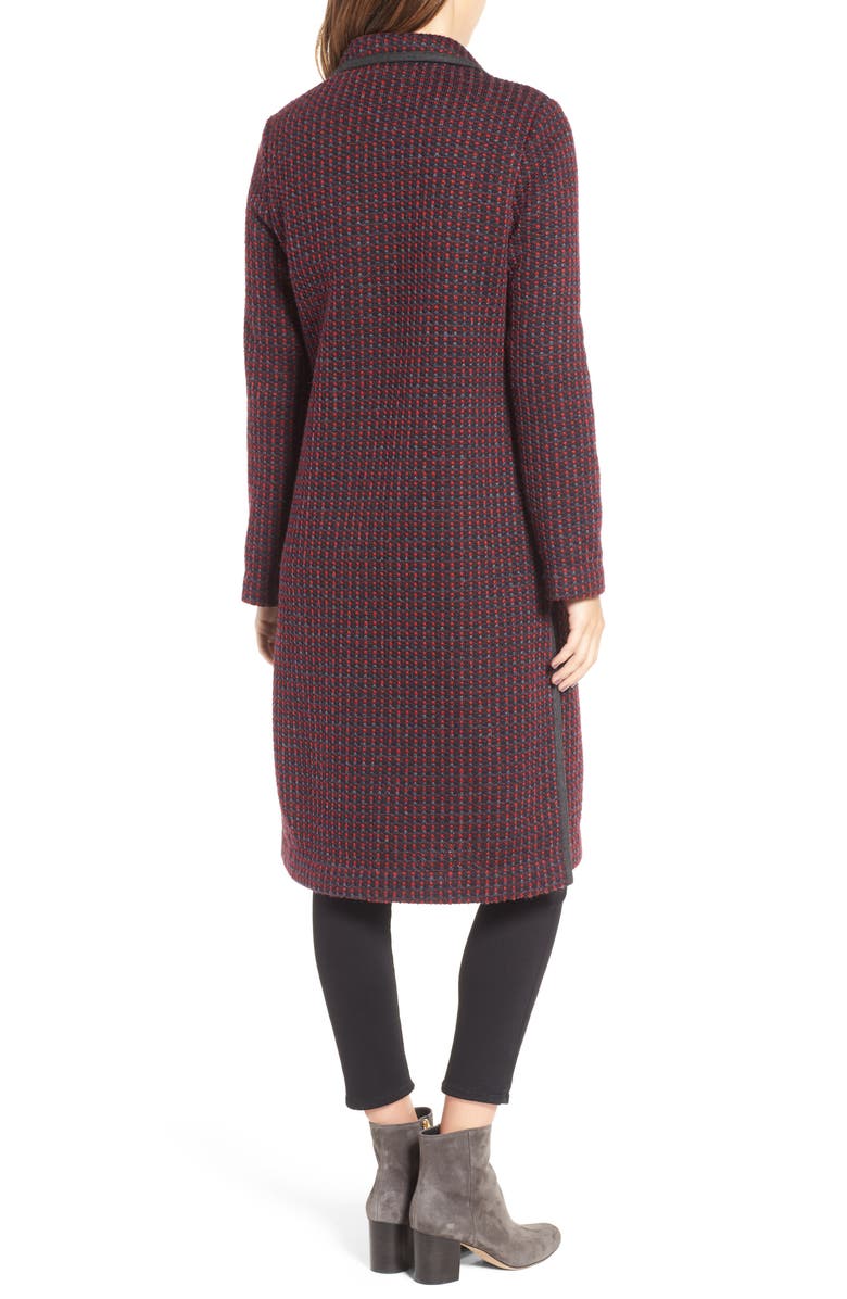 Diane von Furstenberg Tweed Coat, Alternate, color,