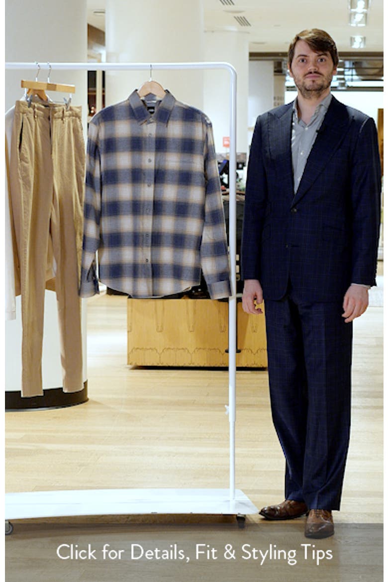 Owen Relaxed Fit Plaid Cotton Flannel Button-Up Shirt video