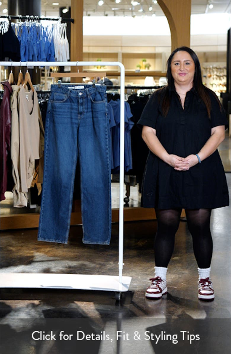 Matilda Mid Rise Straight Leg Jeans, sales video thumbnail