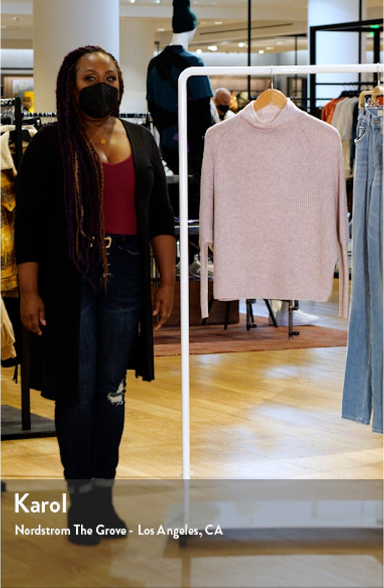 Emma Cashmere Mock Neck Sweater, sales video thumbnail