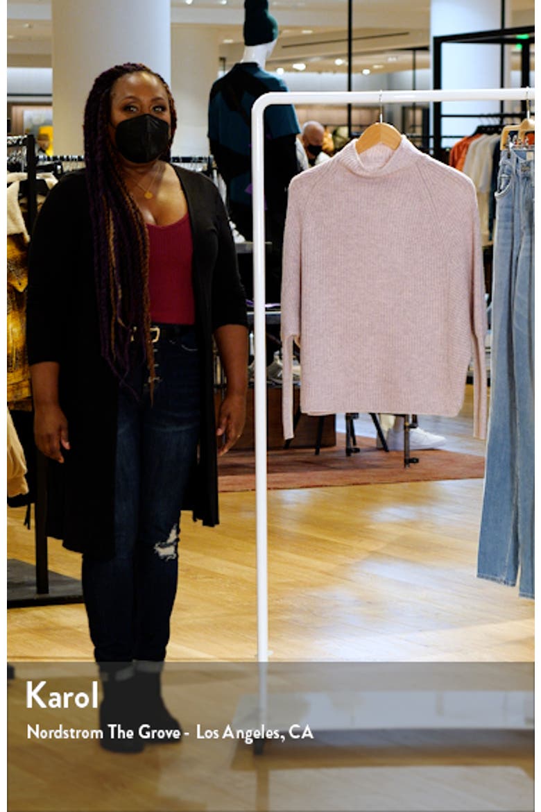 Emma Cashmere Mock Neck Sweater video