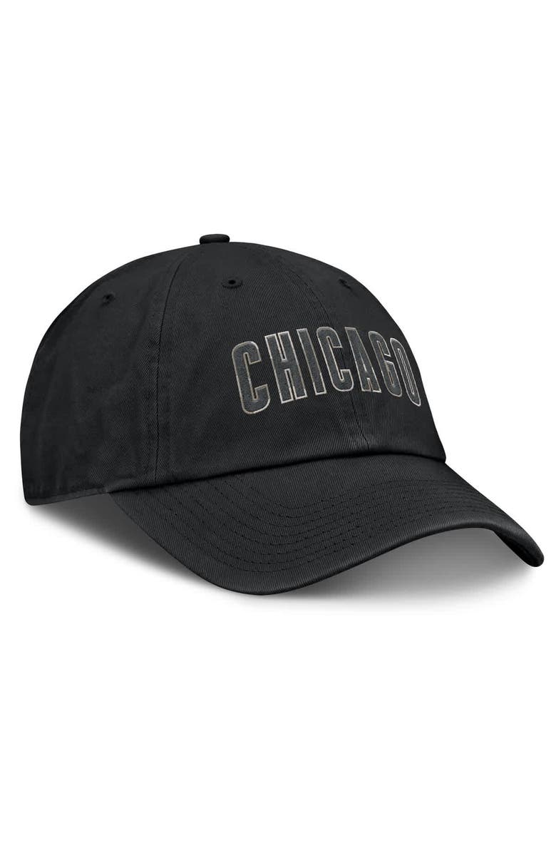 Nike Men's Nike Black Chicago Cubs Camo Pack Club Adjustable Hat, Alternate, color, Black