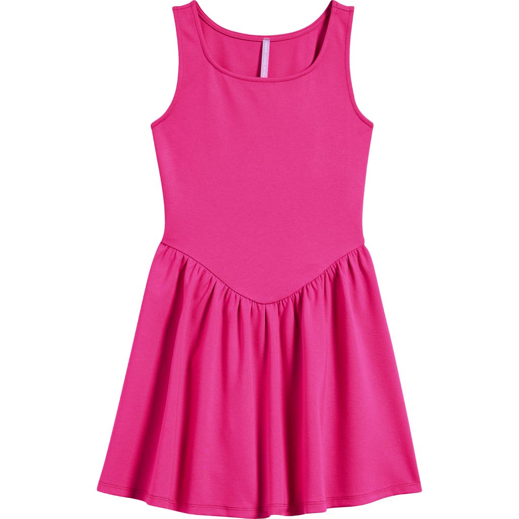 Good Luck Girl Kids' Ballet Sleeveless Dress In Fuschia Bright