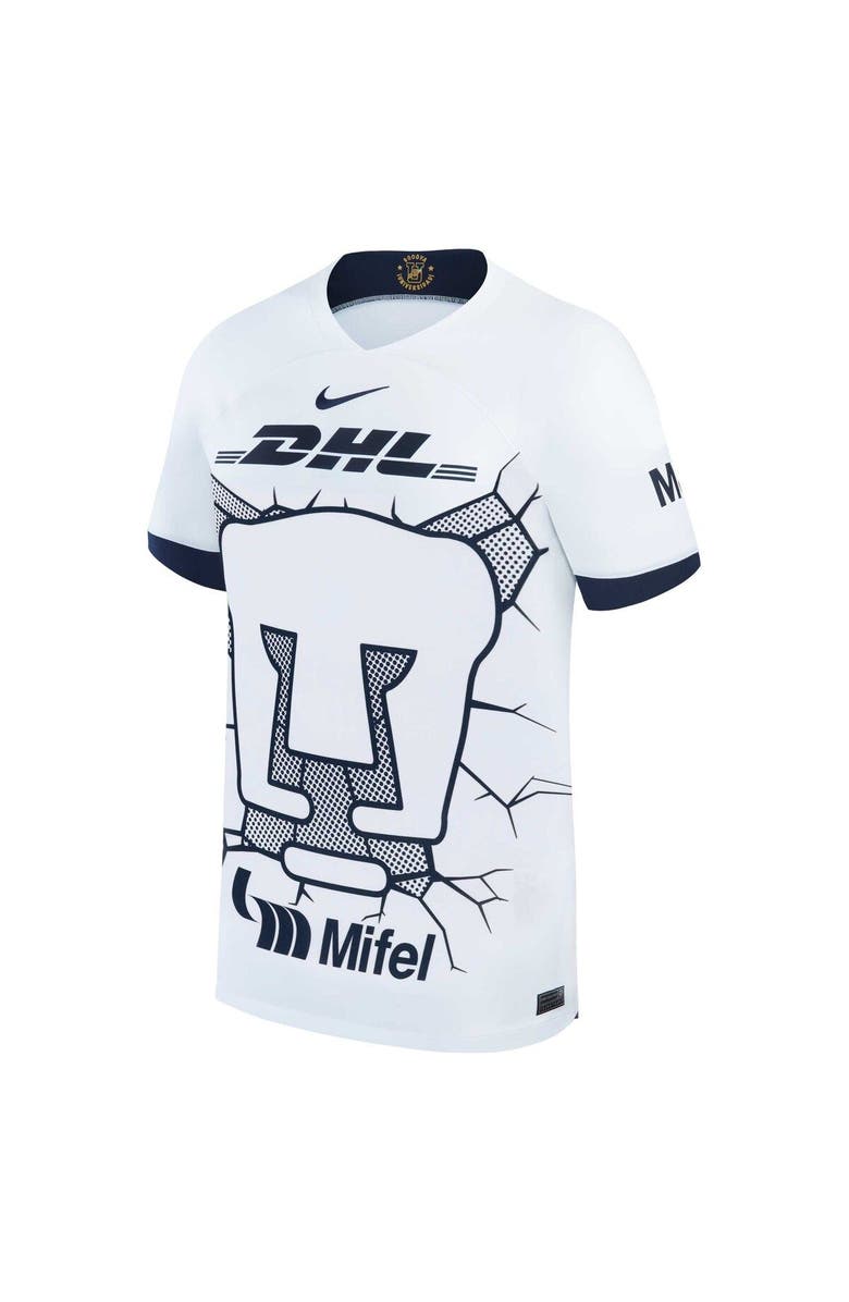 Nike Youth Nike White Pumas 2023/24 Home Stadium Replica Jersey, Alternate, color, 