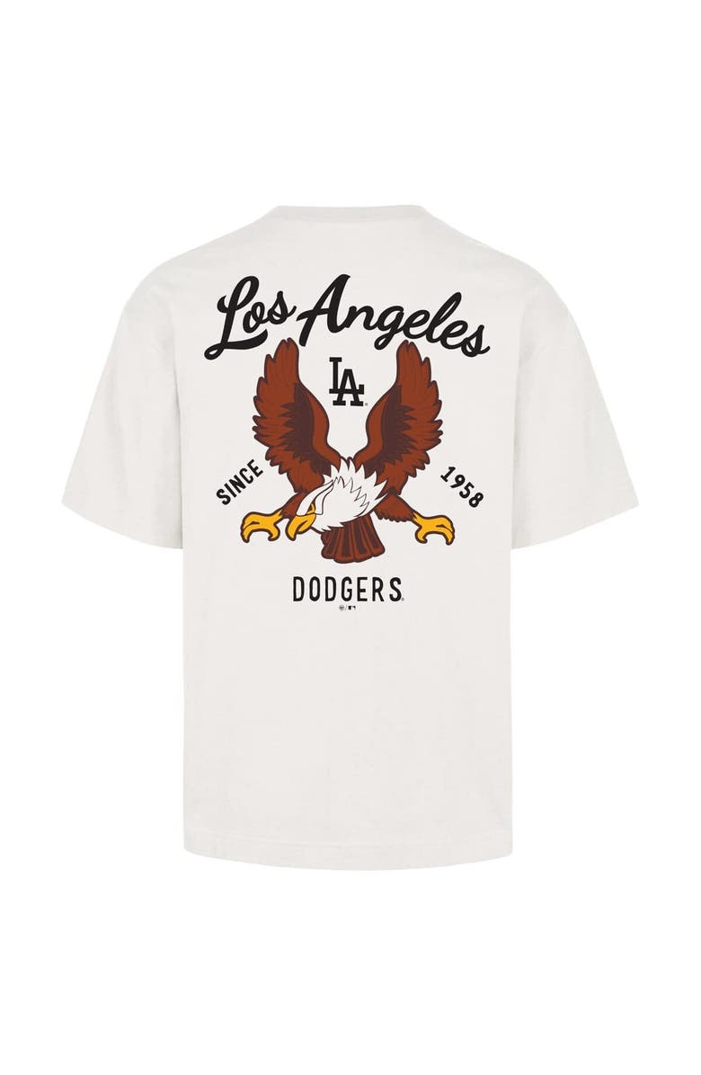 '47 Men's '47 Cream Los Angeles Dodgers Souvenir Eagle Foundation T-Shirt, Alternate, color, Cream