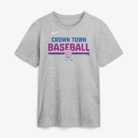 Men's Nike Heather Gray Kansas City Royals 2026 City Connect Stacked Team Phrase T-Shirt