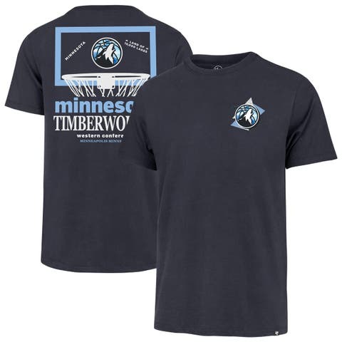 Men's '47  Navy Minnesota Timberwolves City Edition Backboard T-Shirt
