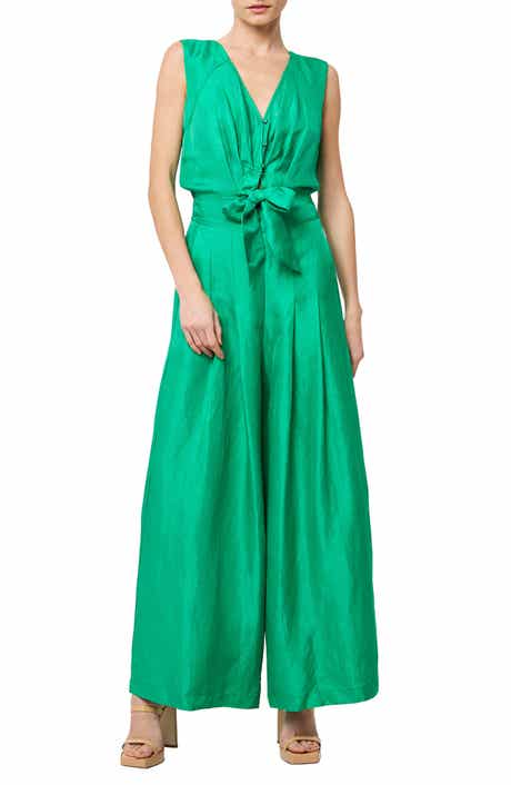 Linnie TIe Front Wide Leg Jumpsuit