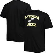 PROFILE Men's Black Utah Jazz Big & Tall Heart & Soul T-Shirt