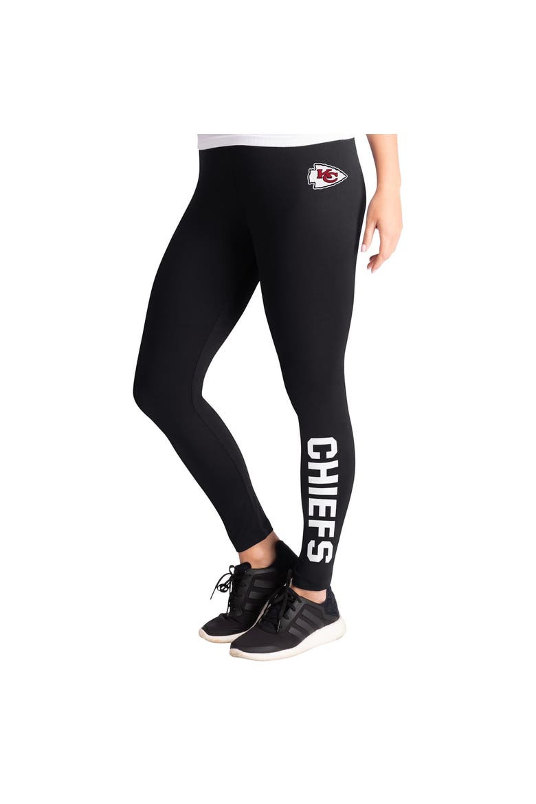 Women's G-III 4Her by Carl Banks  Black Kansas City Chiefs Pregame Leggings, Main, color, Black