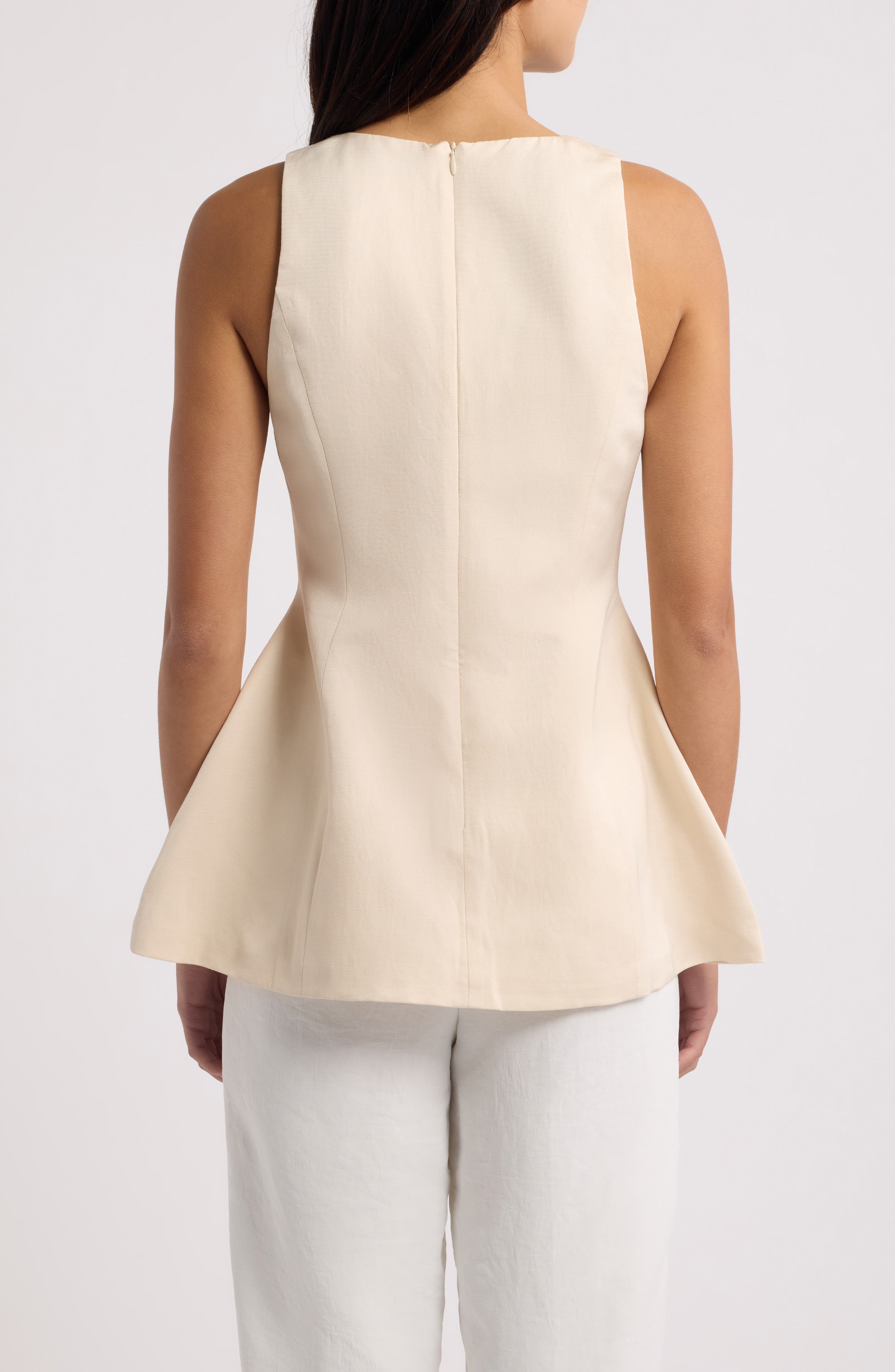 Odd Muse Square Neck Peplum Top (Women) | Nordstrom