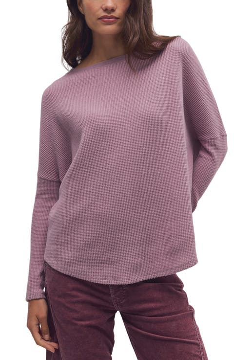 Latte Blue Oversize Thermal Top