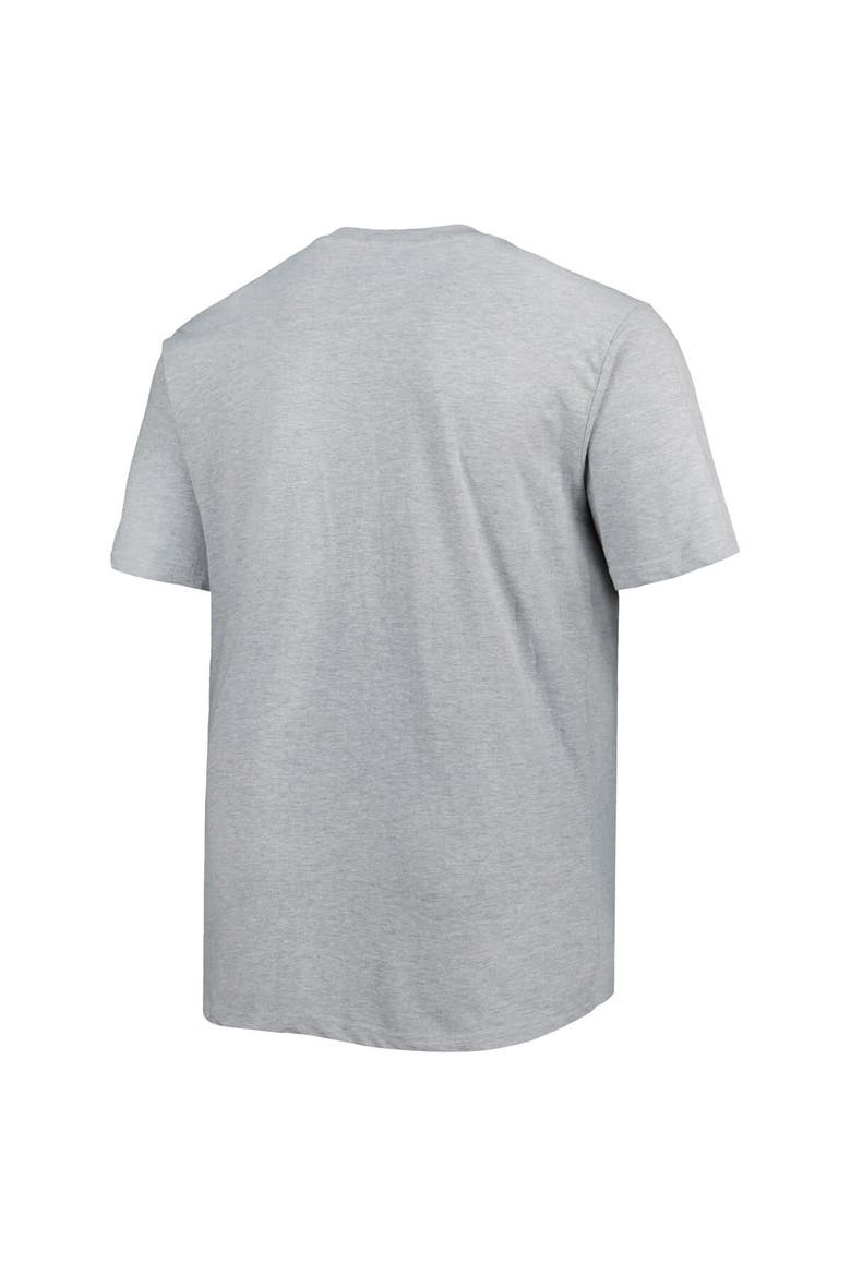 Men's Heathered Gray Milwaukee Bucks Big & Tall Heart & Soul T-Shirt, Alternate, color, Heather Gray