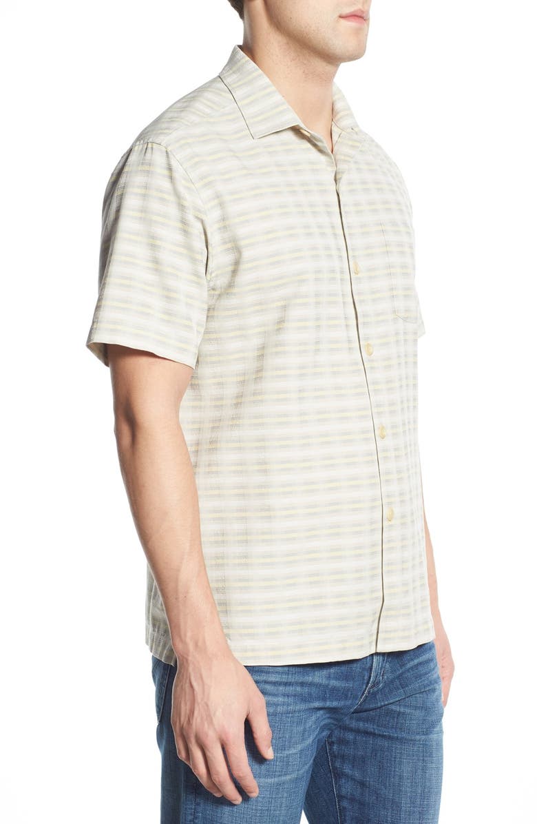 Tommy Bahama 'Pixel In Paradise' Original Fit Short Sleeve Sport Shirt, Alternate, color, 