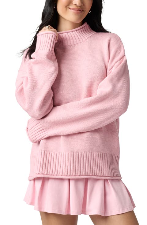 Roll With It Mock Neck Sweater