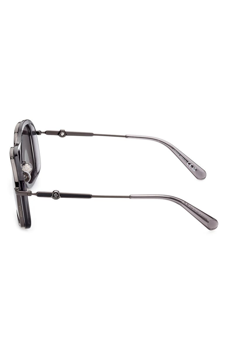 Moncler Lunettes Kontour 52mm Square Sunglasses, Alternate, color,