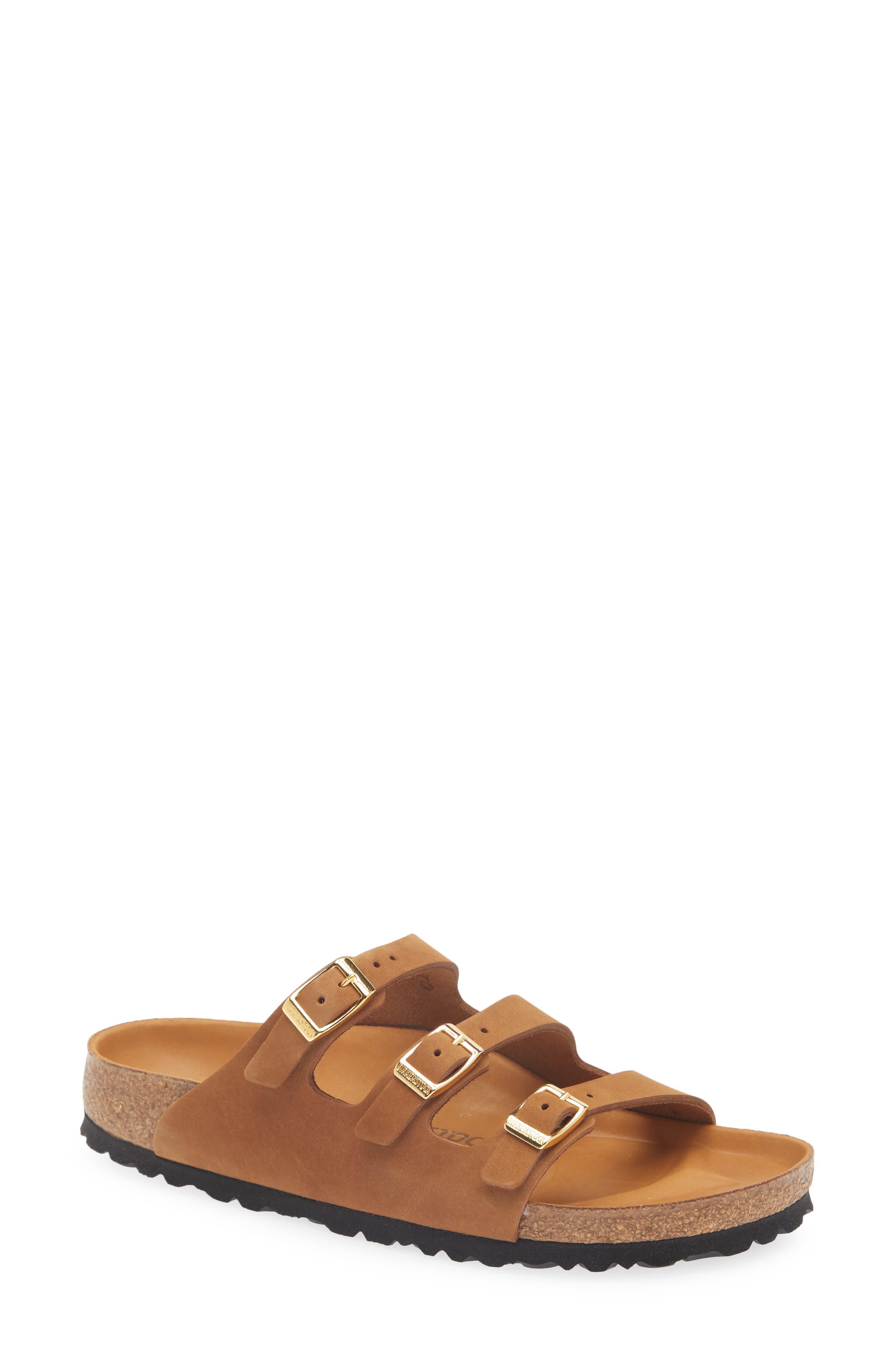 Birkenstock Florida Sandal, Main, color, Mink Nubuck