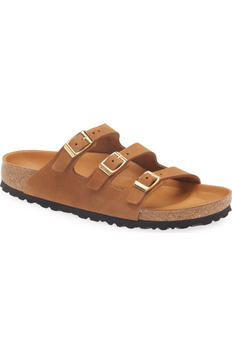 Birkenstock Florida Sandal, Main, color, Mink Nubuck