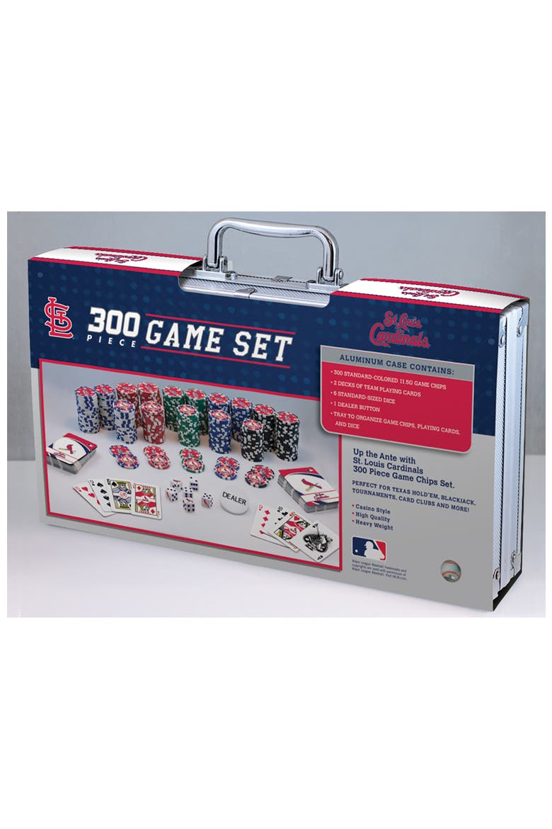St. Louis Cardinals 300 Piece Poker Set, Alternate, color, Multicolor