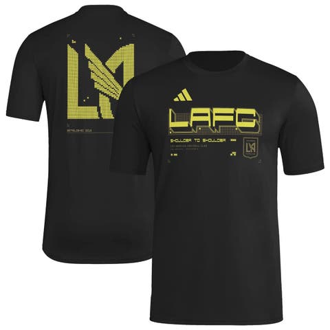 Men's adidas  Black LAFC 2026 Anthem AEROREADY Pregame T-Shirt