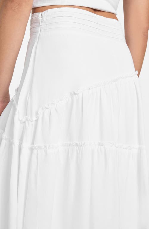 Shop Guess Tanya Tiered Maxi Skirt