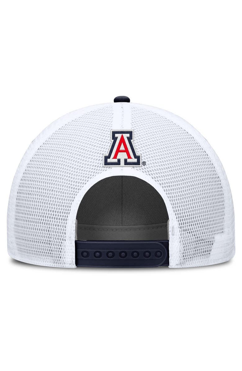 Nike Men's Nike Navy/White Arizona Wildcats 2025 On-Field Rise Patch Trucker Adjustable Hat, Alternate, color, Navy
